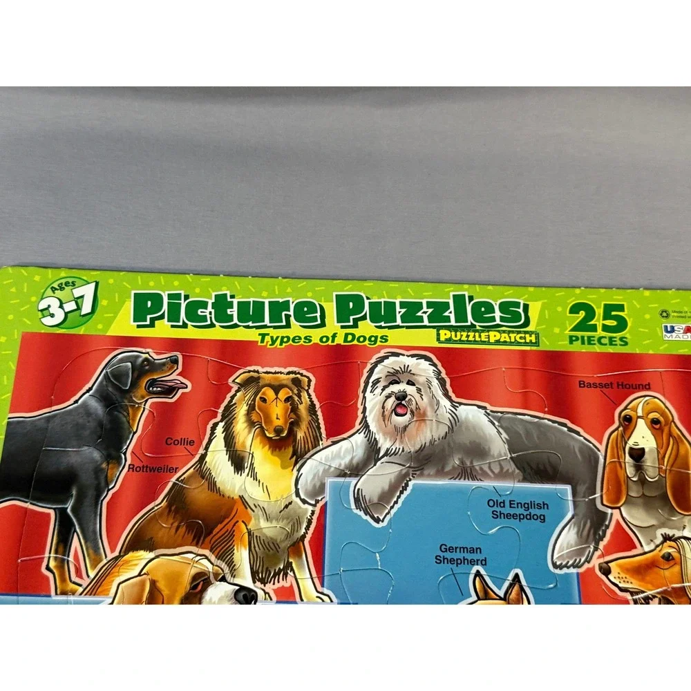 Lot of 6 Vintage Patch Puzzles & Puzzles Forever Board Puzzles Ages 3-7